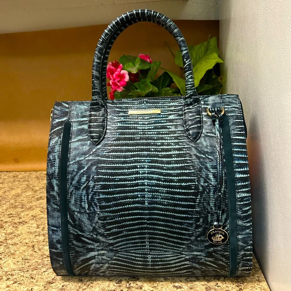Brahmin Slate Willow Caroline